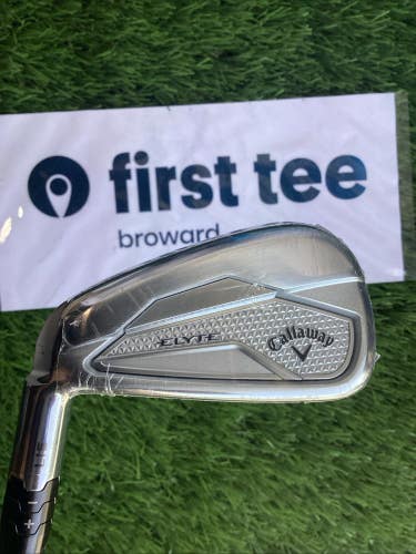 Callaway Elyte Lefthanded LH Single 7 Iron With Seniors Graphite Shaft NEW Demo