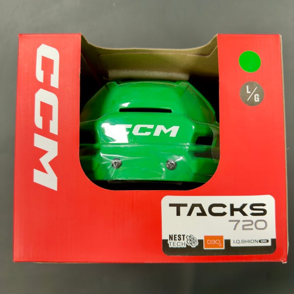 Large Green CCM Tacks 720 Helmet (New)