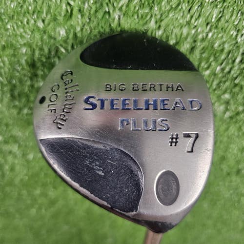 Vtg Callaway Big Bertha Steelhead Plus 7 Wood RH Ladies Gems 55g Graphite RH 41"