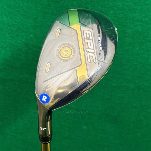 NEW LH Callaway EPIC MAX Star 17 3 Hybrid ATTAS Speed Series 50-R Regular w/HC
