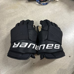 USHL DUBUQUE FIGHTING SAINTS Bauer Vapor Pro Team Gloves 15" Pro Stock (Used)