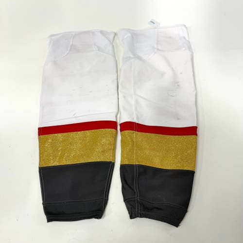 Used White Adidas Vegas Knights Game Socks | XL | AB887