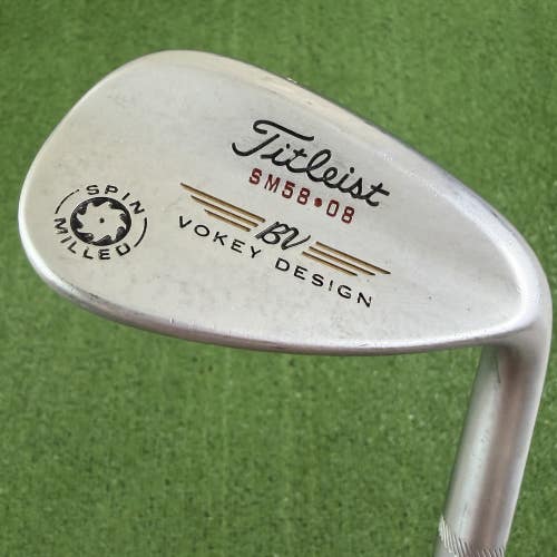 Titleist Vokey SM58 58 08 Lob Wedge Spin Milled Pured N.S. Pro 950GH +1 Long