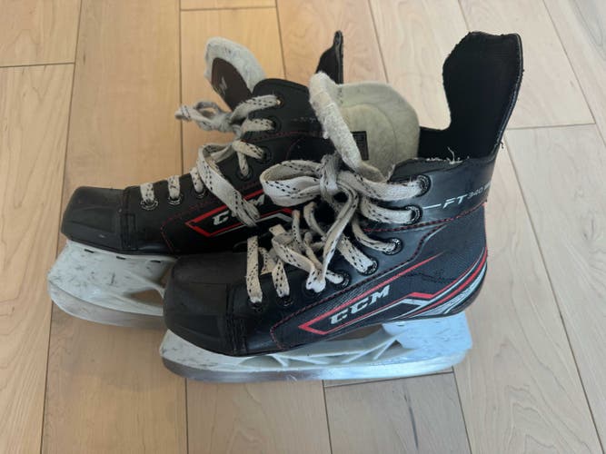 CCM JetSpeed FT340 Hockey Skates - Regular Width Size 1