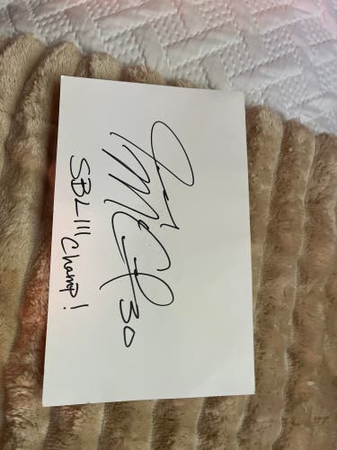 Jason McCourty signed card