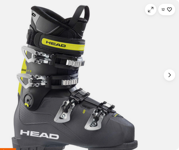 2025 NEW HEAD EDGE LYT 9 RHV men's ski boots size 30/30.5 Mondo US 12.5 NEW