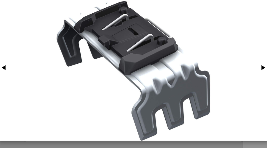 Crampon ADRENALIN 105mm wide (1 pair) NEW ski bindings crampon