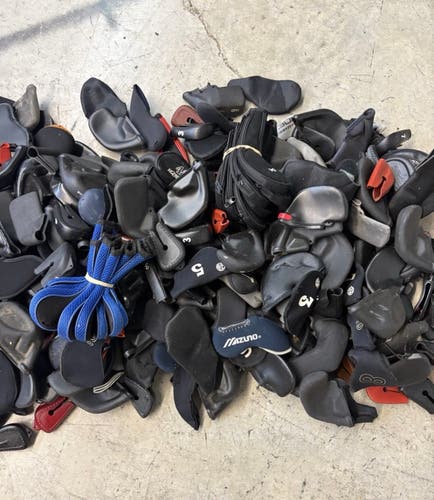 Lot of 150+ Mixed Golf Iron Headcovers (Conditions Vary) Bundle
