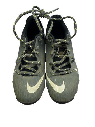 Used Nike HYPER DIAMOND BB/SB Cleats Grey Junior 01 11863-S000026618