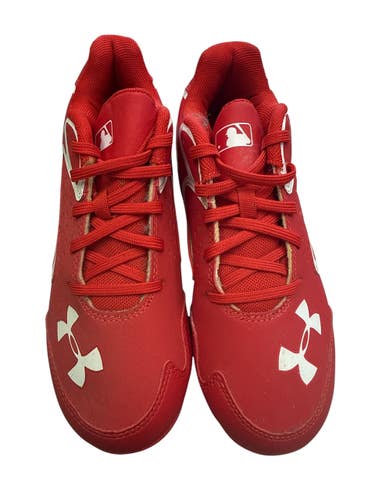 Used Under Armour BH BB/SB Cleats Red Junior 03 11863-S000026546
