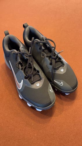 Black Men's Size M 12.0 (W 13.0) Adult Nike Trout Low Top Molded Cleats (New)