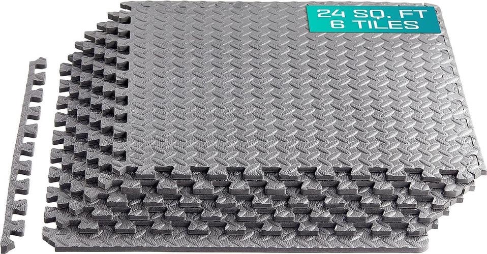 New Y4A FOAM MATS 6PC GRAY 11443-80YPVMZ