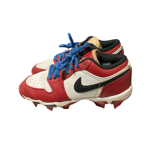 Used Nike AIR JORDAN RED/WHITE BB/SB Cleats Red Junior 02.5 11834-S000053502