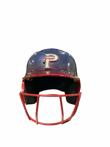 Used BoomBah BLUE/RED HELMET Batting Helmet w/Mask Navy Blue One Size 11834-S000053512