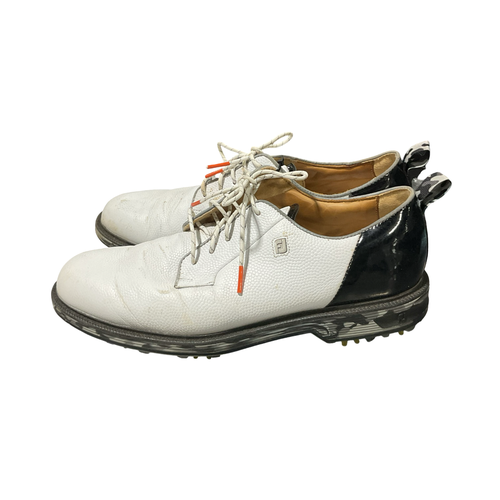 Used Foot Joy Mens Golf Shoes White Senior 9.5 11834-S000053591