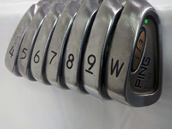 Ping I3 O-Size Irons Set 4-PW Green (Steel JZ Cushin Regular) Oversize Golf Club