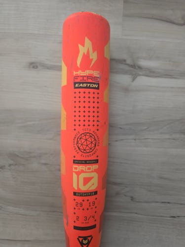 2025 Easton Hype Fire Composite USSSA Certified Bat (-10) 19 oz 29" (Used)
