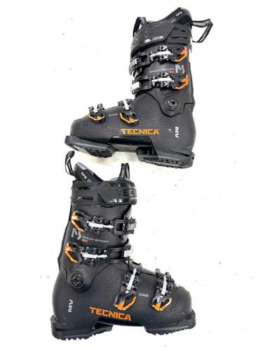 Used Tecnica MACH SPORT MV Mens DH Ski Boot Black 255 MP - M07.5 - W08.5 11860-S000311800