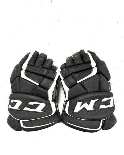 Used CCM AS1 HOLE Junior Gloves Black 11" 11860-S000311774
