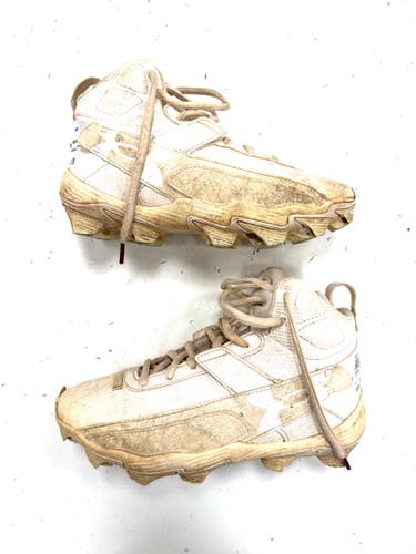 Used Under Armour BASEBALL BB/SB Cleats White Junior 04 11860-S000311771