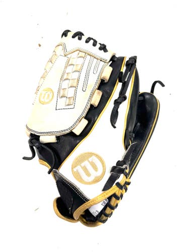 Used Wilson A2000 BB/SB Glove RH Throw Black 12 1/2" 11860-S000311743