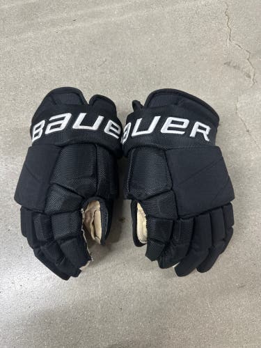USHL DUBUQUE FIGHTING SAINTS Bauer Vapor Pro Team Gloves 14" Pro Stock (Used)
