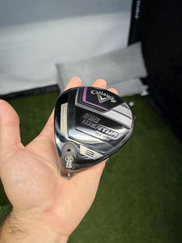 Ladies Callaway Big Bertha Reva 2023 3 Wood 18* Head Only LH No HC