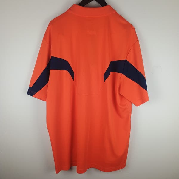 denver broncos dress shirt VTG Pro Elite Long Sleeve Button up Pink Blue Medium The Denver Long Sleeve Button Down Shirt features great details for comfort and style Denver Broncos Signature Bar T-Shirt,