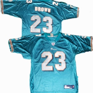 NFL DOLPHINS BROWN 23 HOMEGAME JERSEY