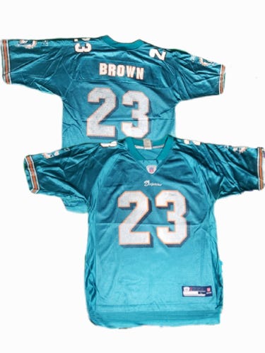 NFL DOLPHINS BROWN 23 HOMEGAME JERSEY
