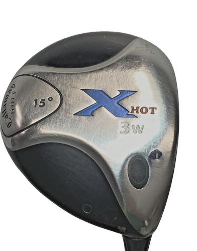 Callaway Golf X Hot 3 Wood 15 RH 65g Banzai Regular Graphite 43.5" Stock Grip HC