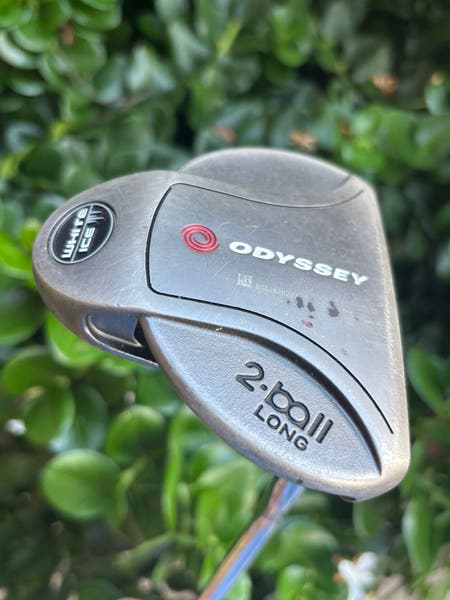 希少　ODYSSEY WHITE ICE 2-BALL LONG パター NICE Odyssey White Ice 2-Ball LONG- Broomstick Putter 48”Bad
