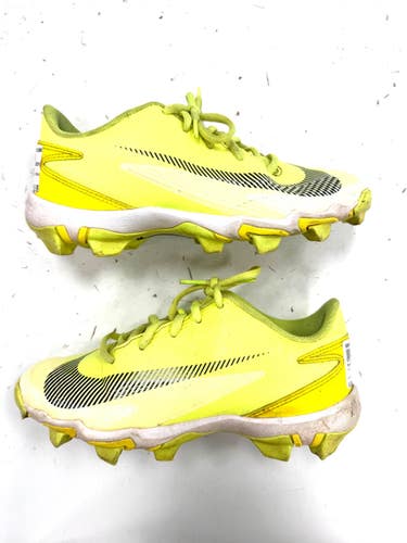 Used Nike FAST FLEX GIRLS BB/SB Cleats Yellow Junior 04.5 11860-S000311383