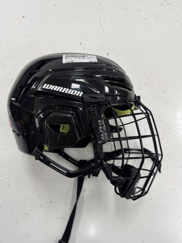 Used Warrior ALPHA ONE YTH Helmet Cage Combo Black One Size 11860-S000311573