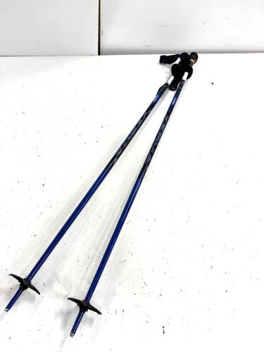 Used KERMA 46 INCH Mens DH Ski Pole Black 115 cm / 46 in 11860-S000311078
