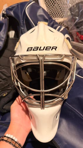 Senior Fit 2 Bauer NME IX Goalie Mask (Used)