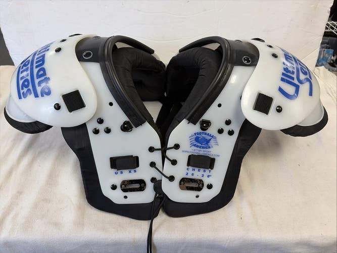 Football America Ultimate Series Size XS 50-70 Lbs Football Shoulder Pads
