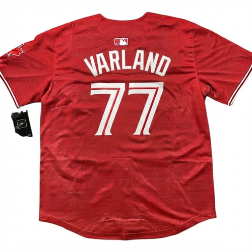 Toronto Blue Jays Red Canada Day 50th Patch Varland Jersey