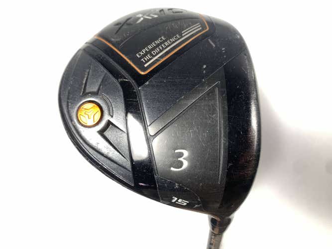 XXIO X Black 3 Fairway Wood 15* Miyazaki AX-1 Flex 4333 47g Stiff RH