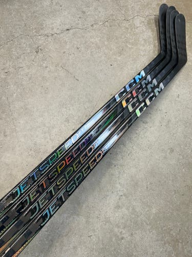 4 PACK 80 Flex P28M Senior CCM Jetspeed FT7 Pro Left Hand Hockey Stick Pro Stock (New)