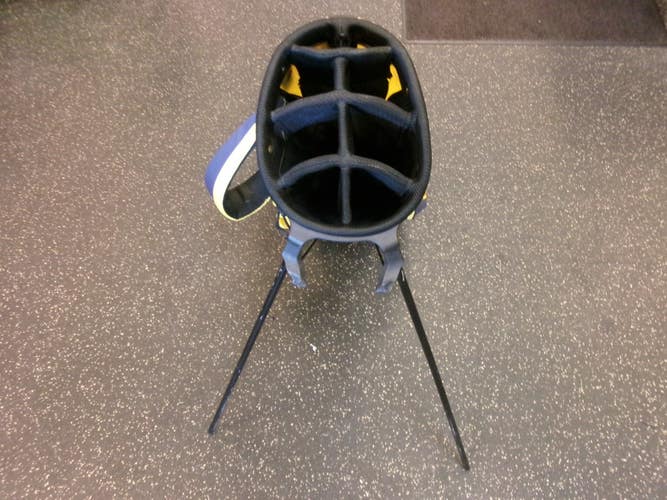 Used WVU Mens Stand Bag Navy Blue 11339-S000204121