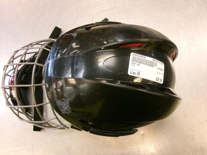 Used CCM 50 Helmet Cage Combo Black SM 11339-S000204098