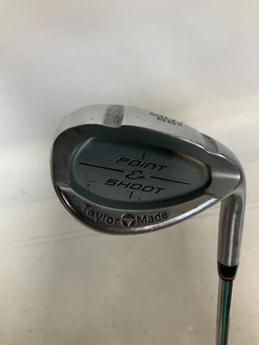 Used Taylormade POINT AND SHOOT Golf Wedge Mens RH Sand Wedge 11823-S000040655