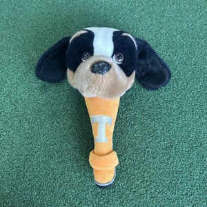 Used Tennessee Volunteers Dog Golf Club Driver Headcover Snap On Club Cover