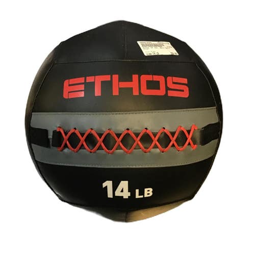 Used Ethos Wall Ball Black 14 lb 11730-S000072549