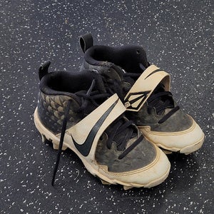 Used Nike TROUT BB/SB Cleats Black Junior 01.5 11849-S000041813