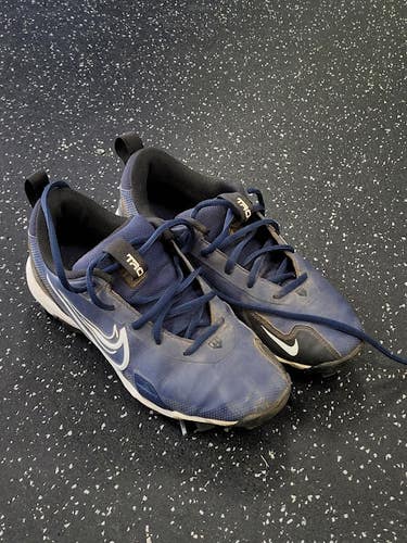 Used Nike TROUT BB/SB Cleats Navy Blue Junior 05.5 11849-S000041805