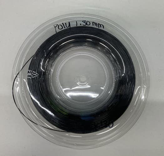 The Tennis Shoppe Polyester Tennis String Reel 1.30mm (Black)