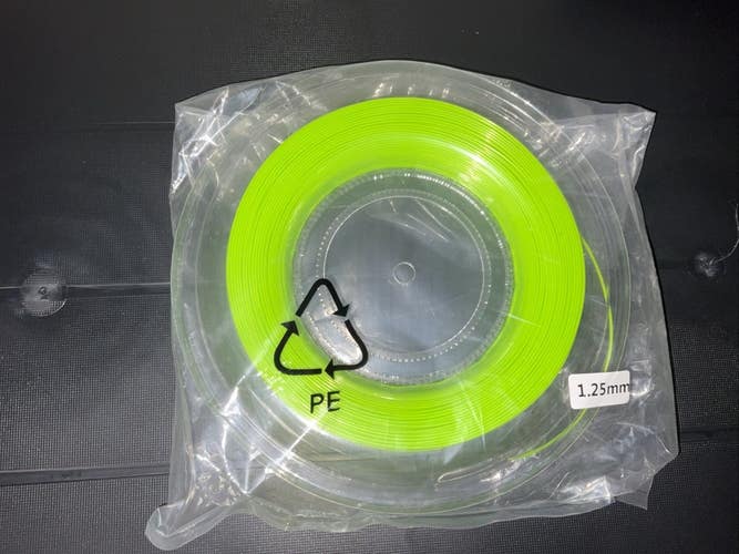 The Tennis Shoppe Lime Green Polyester Tennis String Reel- 200m/660ft