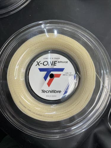 Tecnifibre X-One Biphase 1.24/17g Tennis String Reel 200m/660 ft